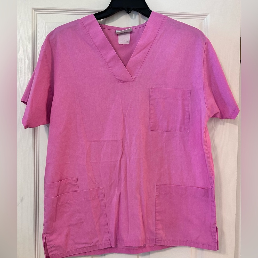 PEACHES V NECK TUNIC TOP SZ MEDIUM